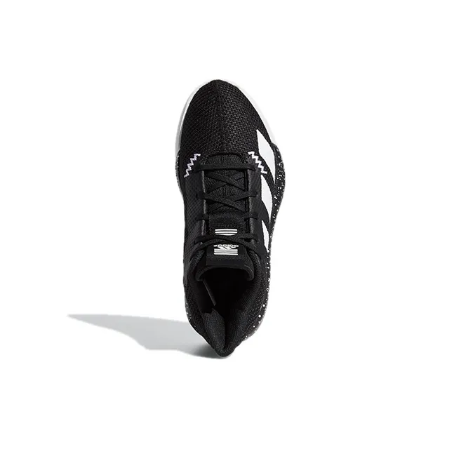 Adidas Pro Next K Breathable Mid Top Children's Basketball Shoes Black White Kids'-3