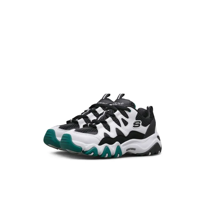 Skechers D'LITES Series 2.0 Cushioned Slip Resistant Low Top Sports Casual Shoes White Green Kids'-2