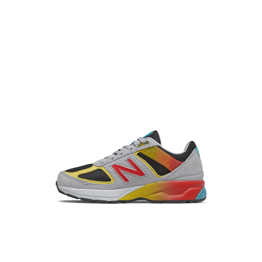 New Balance 990 Blue Orange Green Running Shoes Low Top Lace Up Youth Size 1 sold M