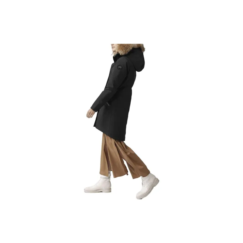 Canada Goose Rossclair Series Parka Coats Women's Blue Black/Navy-4