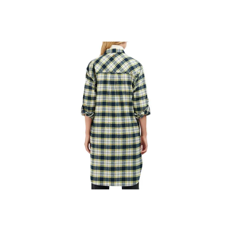 BARBOUR SS23 Long-Sleeved Dresses Women's Turquoise-2