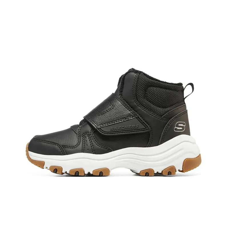 Skechers Cushioning Abrasion Resistant Breathable Mid Top Kids Lifestyle Shoes Teenagers-0