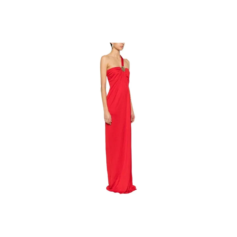 Blumarine One shoulder Maxi Dress-3