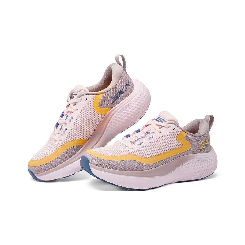Skechers Women's GO Series Cushioning Breathable Support Low Top Running Shoes Women's Pale Dogwood-2