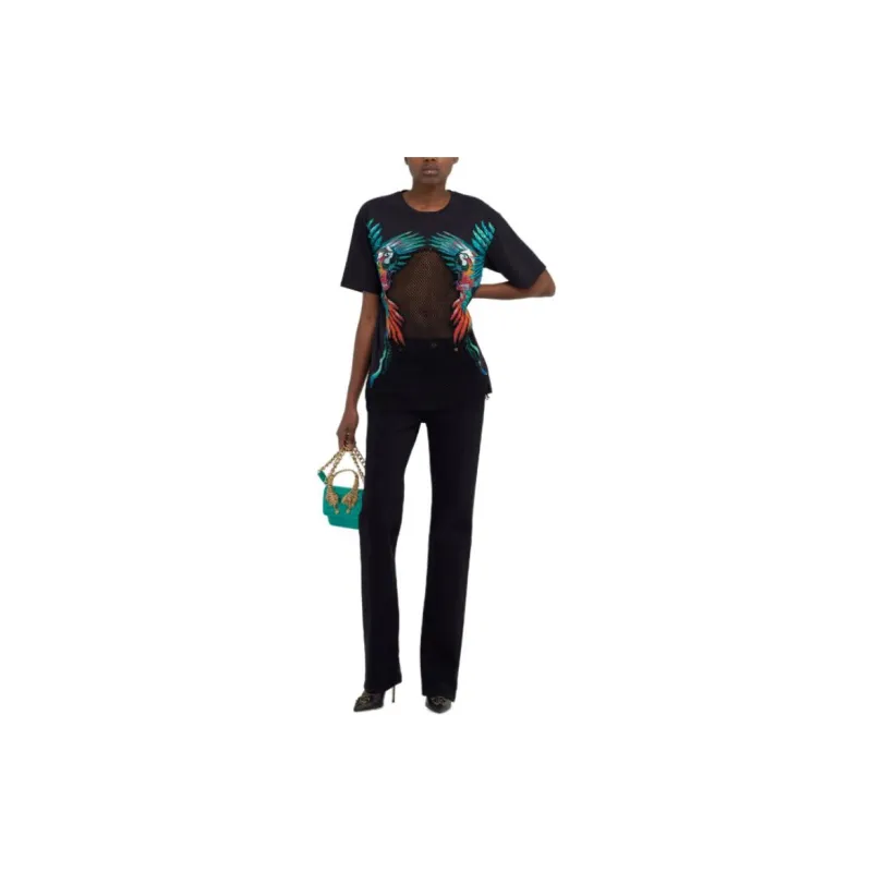 Roberto Cavalli Roar Crocodile effect Tote Bag-1