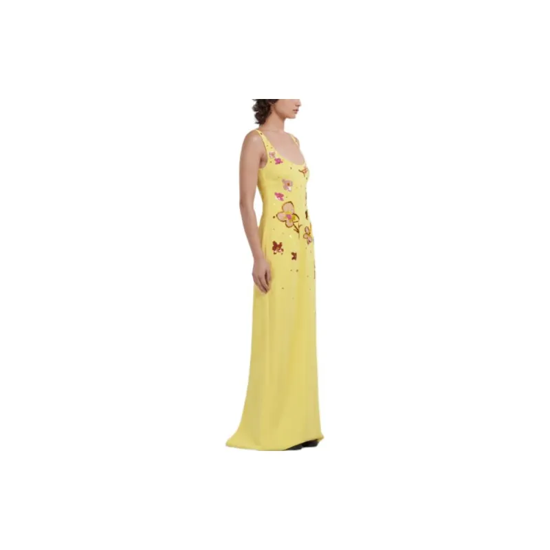MARNI Sleeveless Dresses Women's Yellow-3