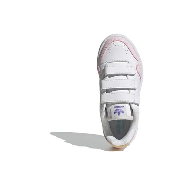 Adidas Originals NY 90 Anti Slip Wear Resistant Low Top Kids' Skateboarding Shoes White Children Aged 3 7 Years Old-4