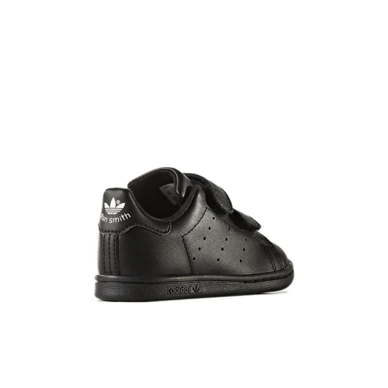 Adidas Originals STAN SMITH Wear-Resistant Low-Top Toddler Shoes Obsidian Black Infant And Toddler-3