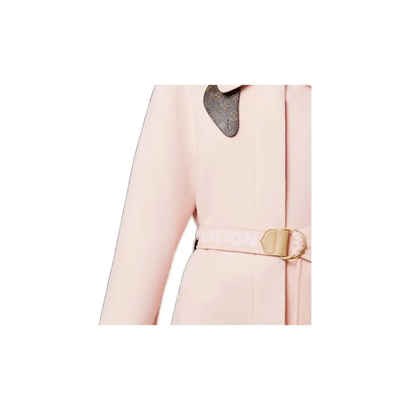 LOUIS VUITTON Trench Coat Women's Pink-2