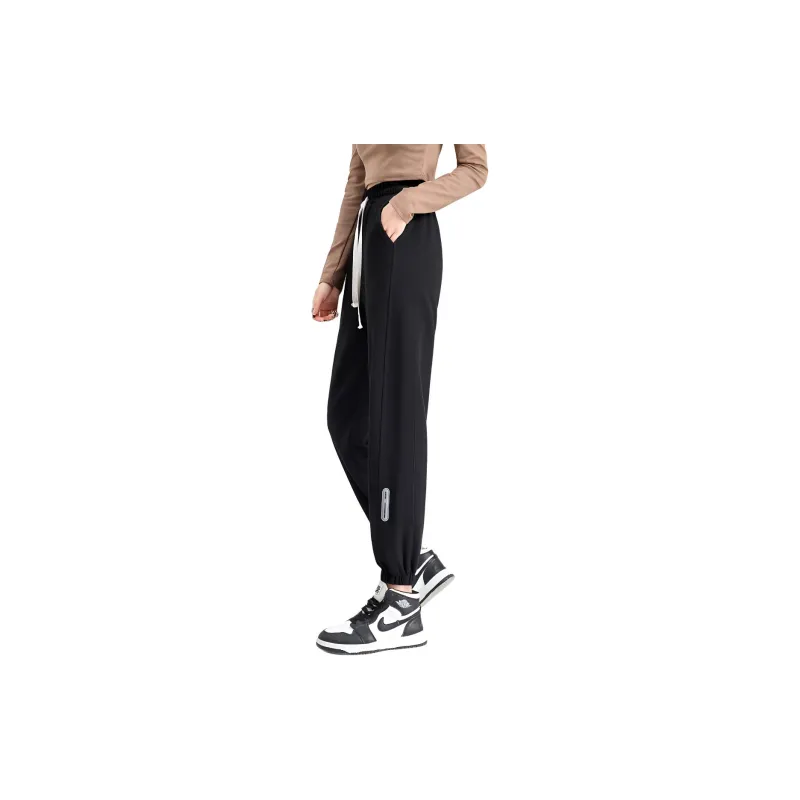 Ya Sheep People Casual Pants Women's Black-4