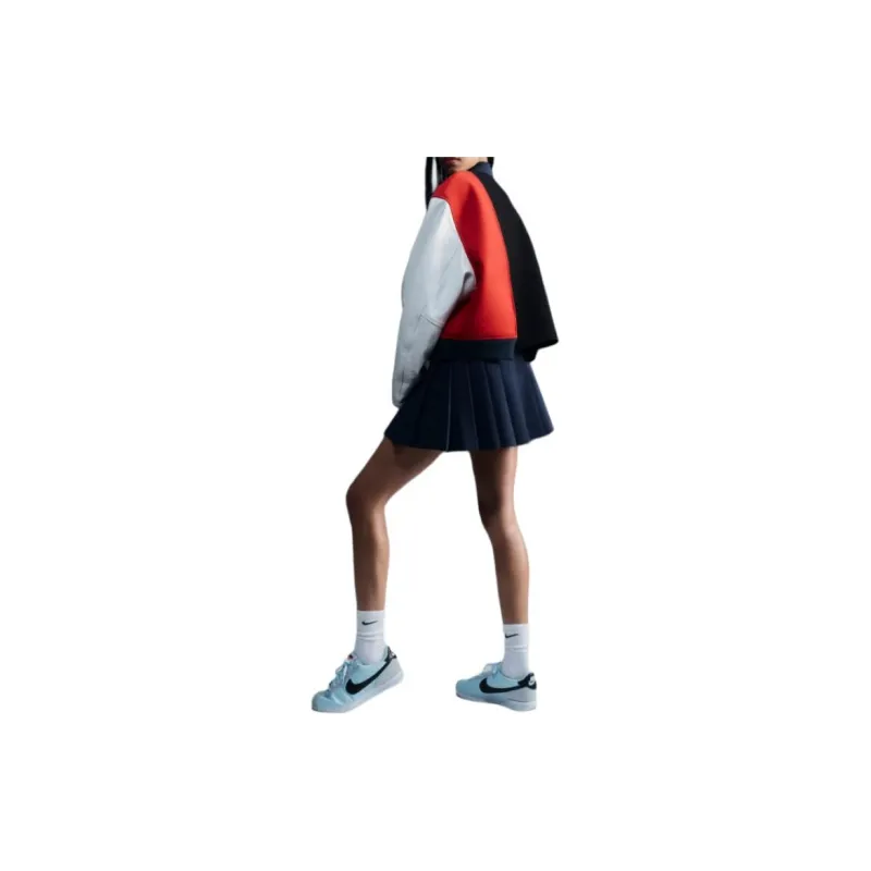 Nike X Yoon Women's Oversized Varsity Jacket Black/Armory Navy/Phantom/White-2