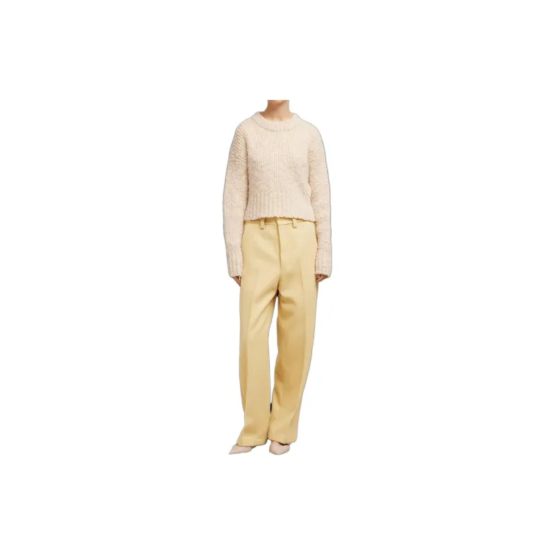 AMIPARIS Tailored Wide leg Trousers-1