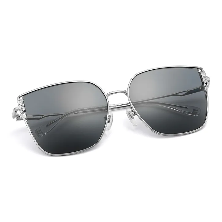 FILA Alloy Butterfly Sunglasses Unisex Gold/Silver Gray/Black-1
