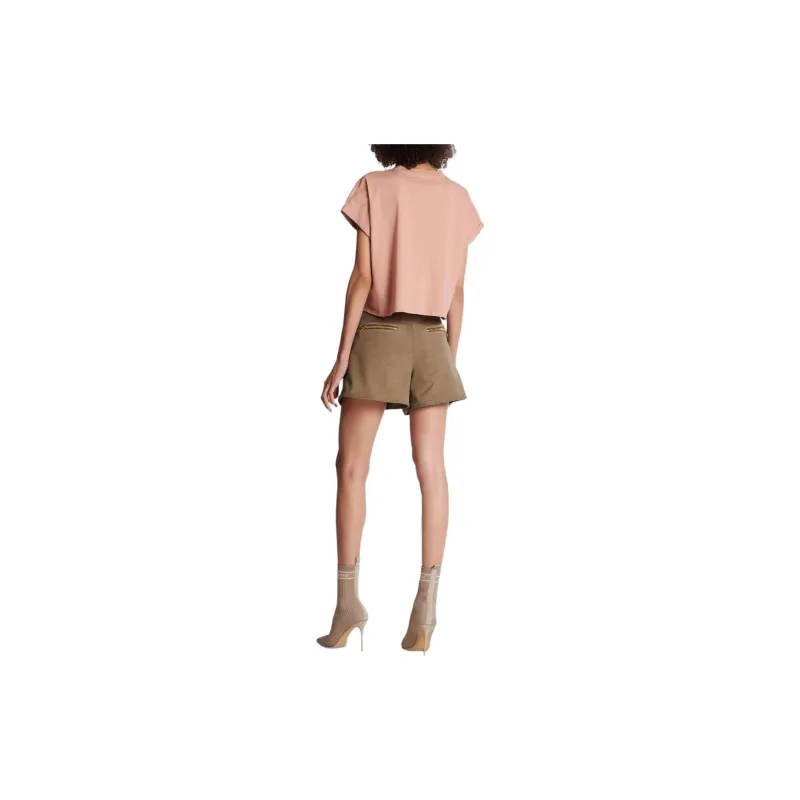 BALMAIN Logo Detailed Cropped Top-2