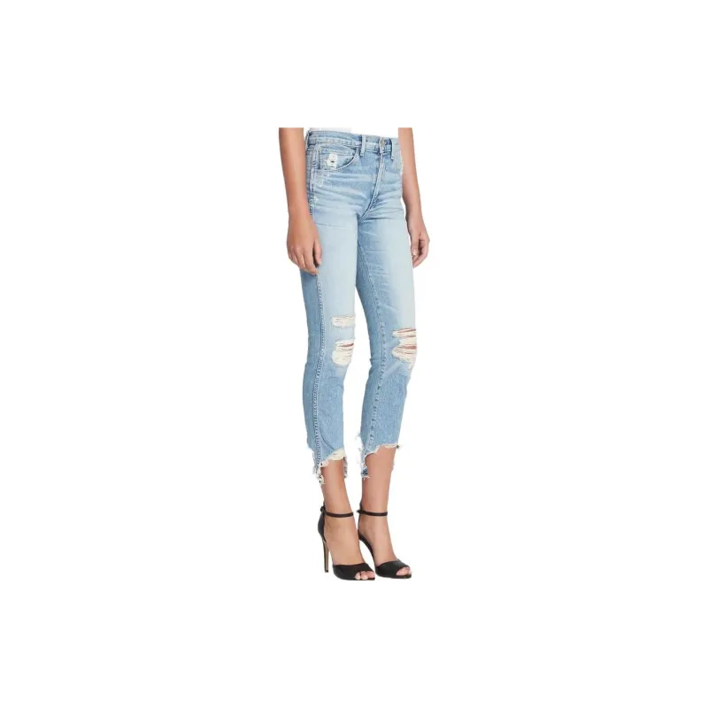 3X1 Ripped Pants Jeans Women's Blue-3