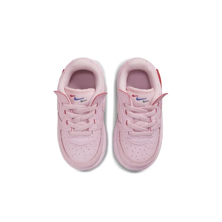 Nike Air Force 1 Fontanka Slip-Resistant Cushioning Abrasion-Resistant Low-Top Skateboard Shoes Pink Infant And Toddler-3