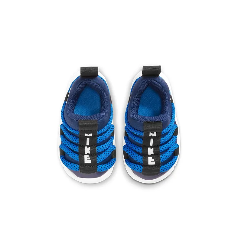 Nike Novice Slip Resistant Cushioning Abrasion Resistant Low Top Casual Athletic Shoes Blue Black Infant And Toddler-3