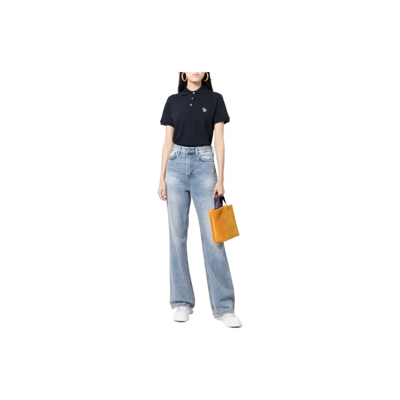 PS By Paul Smith Polo Shirts Women's Navy Blue-1