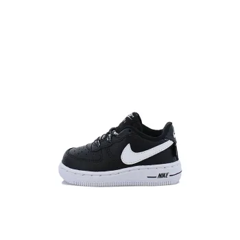 Nike Air Force 1 Anti-Slip Wear-Resistant Low-Top Toddler Shoes Black White Infant And Toddler