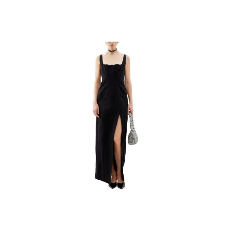 Staud Sleeveless Dresses Women's Black-1