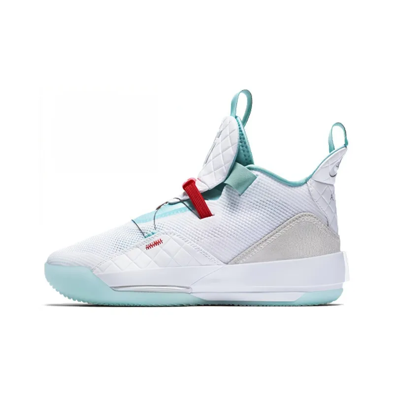 Jordan Air Jordan 33 Slip Resistant Cushioning Mid Top Children's Basketball Shoes Teenagers-0