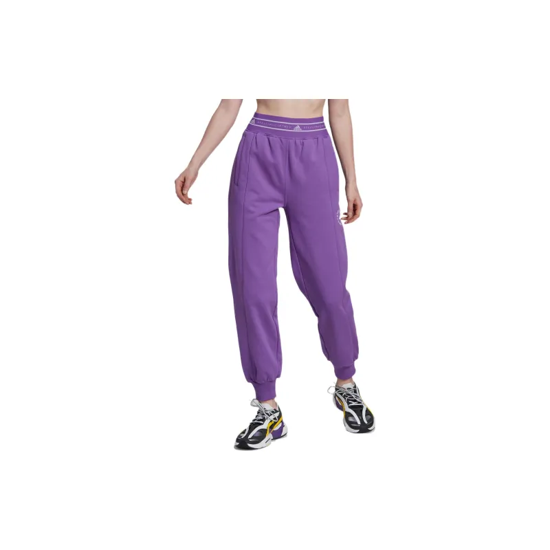 Adidas Knitted Sweatpants Women's Purple-2