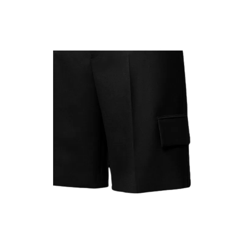 LOUIS VUITTON Tailored Wool Cargo Shorts-3