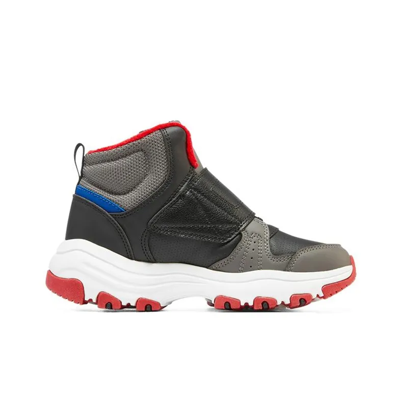 Skechers Slip Resistant Shock Absorbers With Abrasion Resistant Properties High Top Kids Lifestyle Shoes Teenagers-1