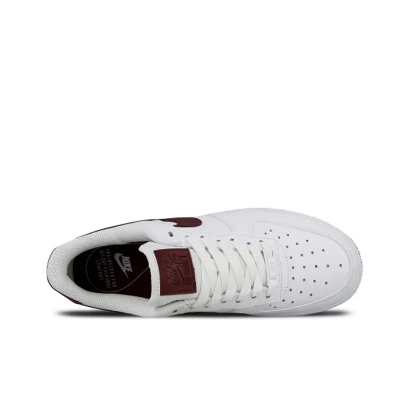 Nike Air Force 1 Low Patent White Bordeaux Women's-4