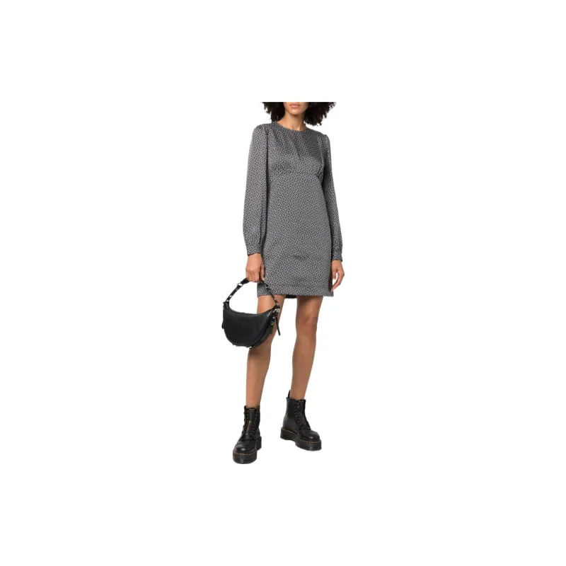 MICHAEL KORS Long Sleeved Dresses Women's Gray-1