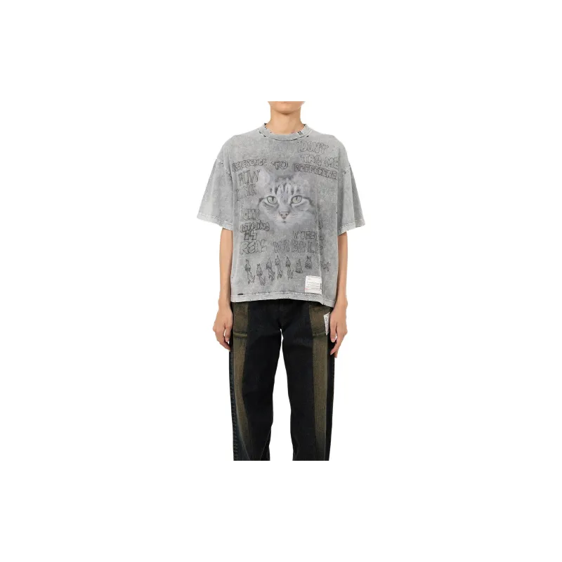 Maison Mihara Yasuhiro T-Shirt Women's Gray-2