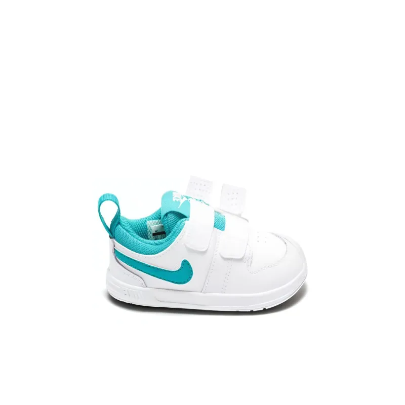 Nike Pico 5 Anti Slip Wear Resistant Low Top Toddler Shoes Lake Blue Infant And Toddler-1