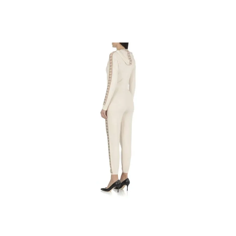 Elisabetta Franchi SS22 Sports Pants Women's Beige-2