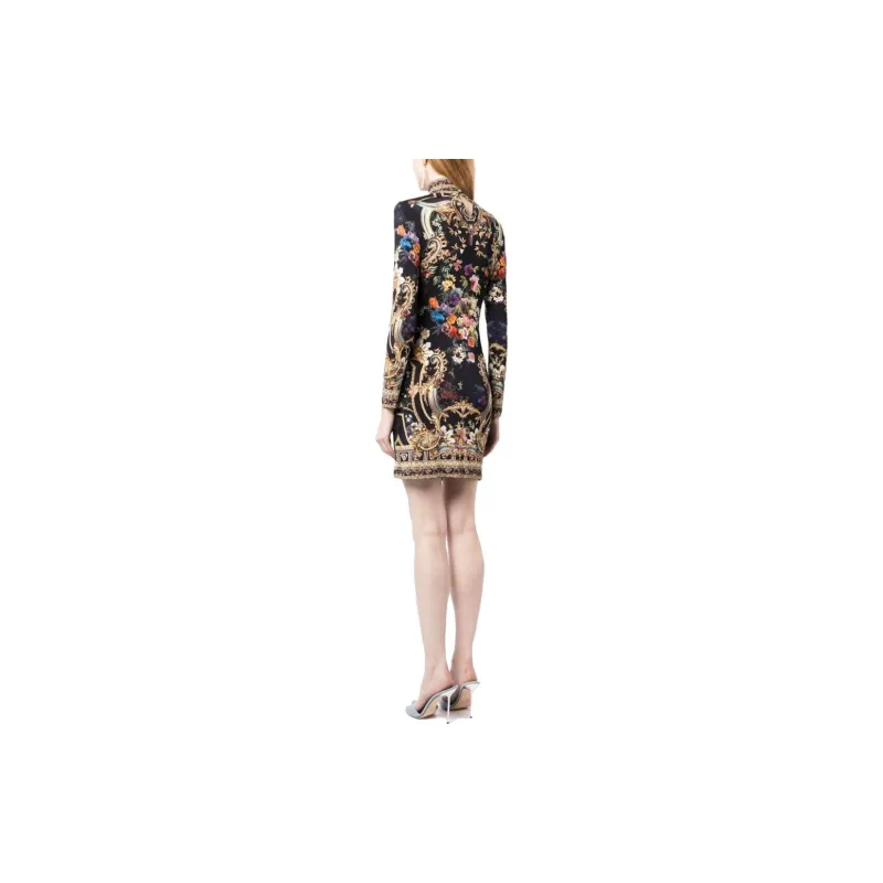 CAMILLA Play Your Cards Right High-neck Dress-2