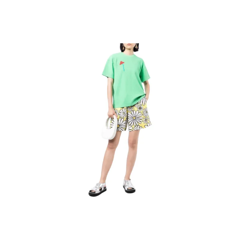 MIRA MIKATI Floral-print Two-pocket Short Shorts-1
