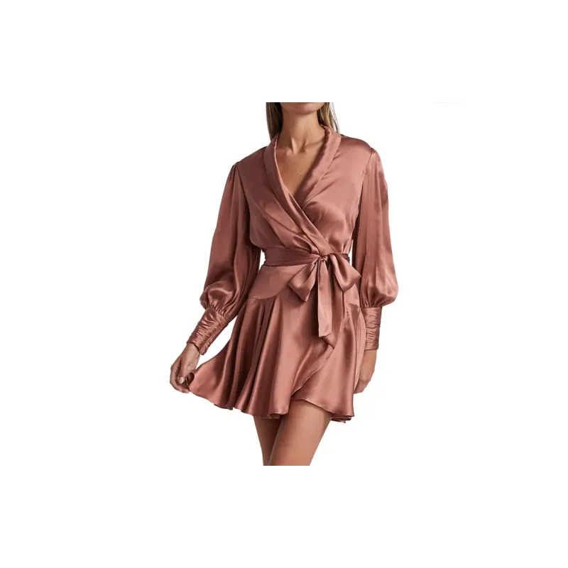 Zimmermann Long-Sleeved Dresses Women's Rose Pink-2