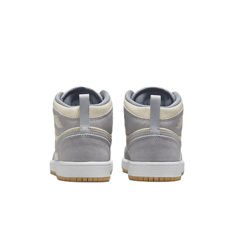 Jordan 1 Mid SE Coconut Milk Particle Grey PS-4