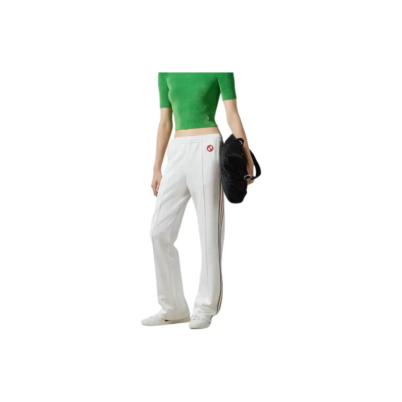 GUCCI Web Striped Jersey Trousers-2