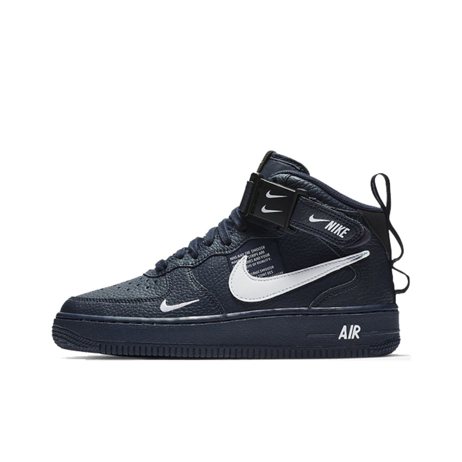 Nike Air Force 1 Mid Obsidian Tour Yellow White GS POIZON