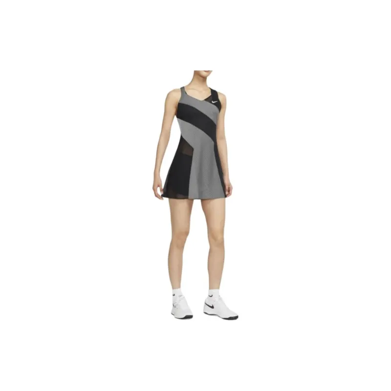 Nike Nike X Naomi Osaka Co-branded Series Sleeveless Dress Women's Black White-2