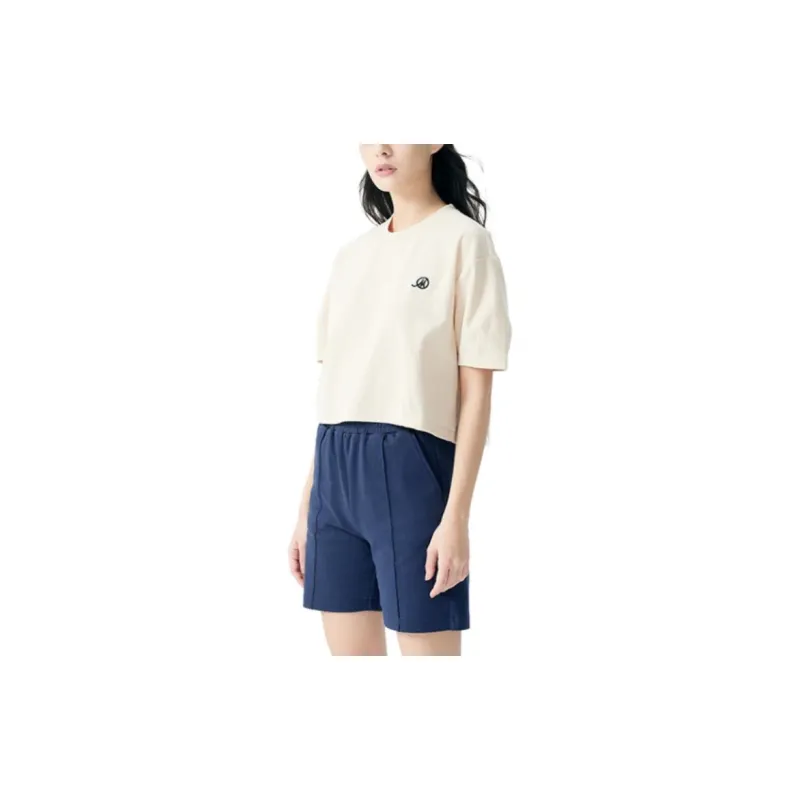 MindBridge Crop Tops Women's Beige-4