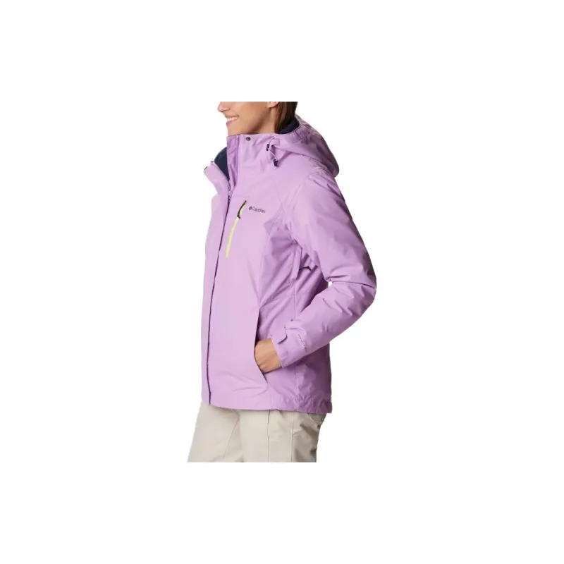 Columbia Windbreaker Jackets Women's Purple-7