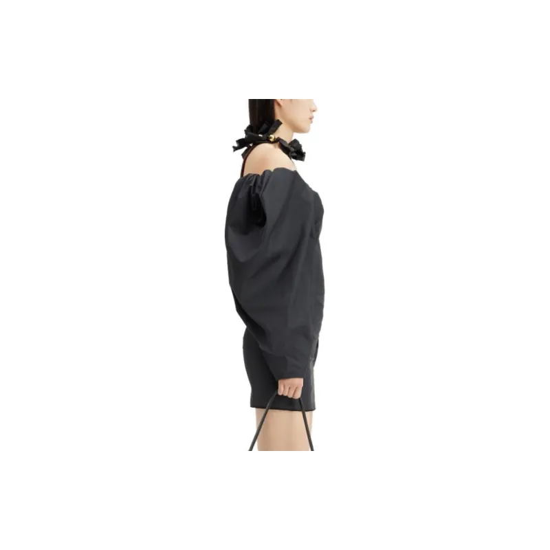 Jacquemus Long-Sleeved Dresses Women's Black-2