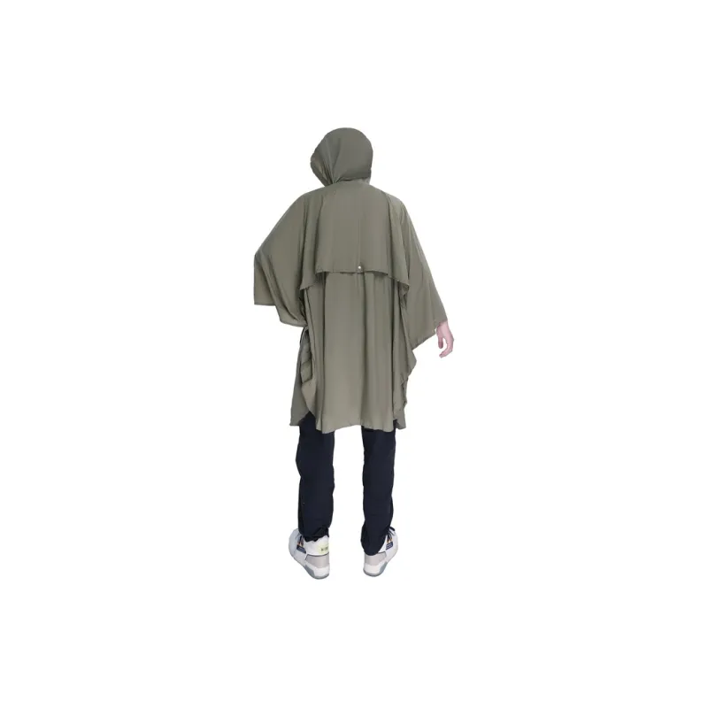 ZARA Cloaks Women's Olive Green-2