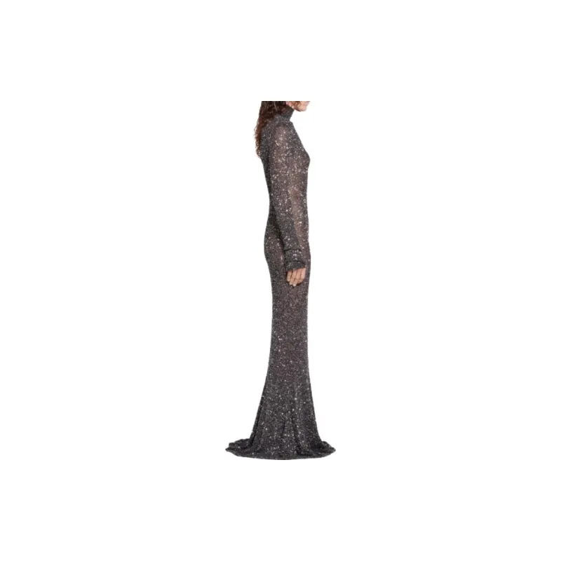 Balenciaga Sequin Embellished Maxi Dress-3