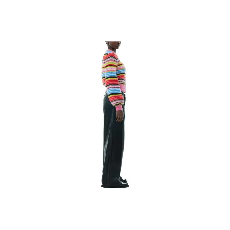 GANNI Striped Wool Jumper-3