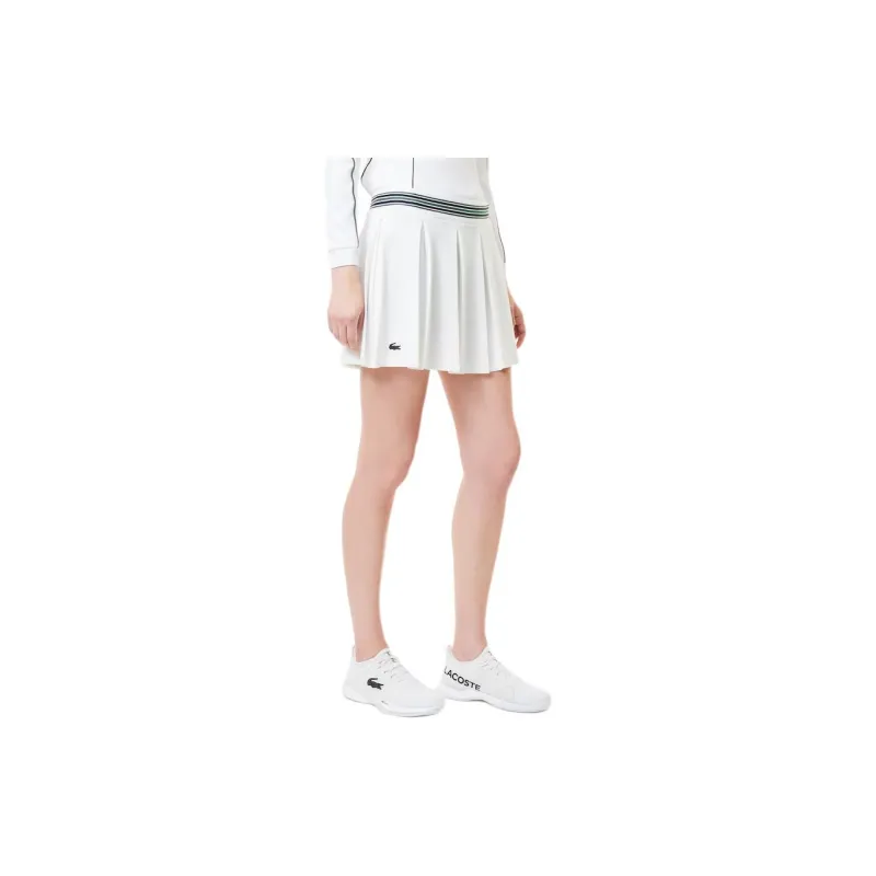 LACOSTE Casual Short Skirts Women's White-1