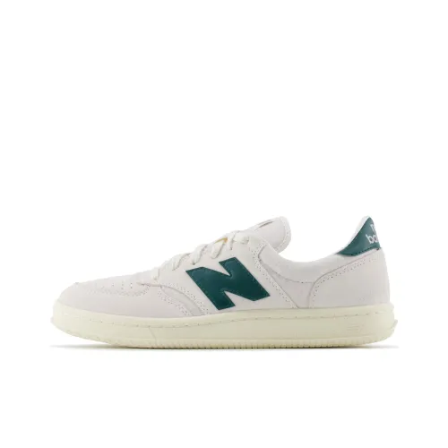 New Balance NB T500 Casual Shoes Unisex Low-Top Gray White/Green