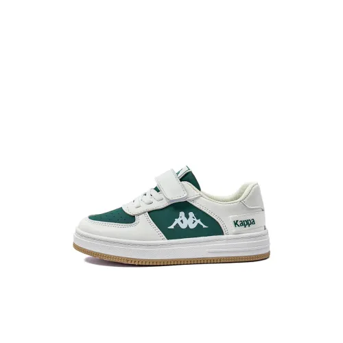 KAPPA KIDS Low-Top Kids' Skateboarding Shoes Beige White Green Kids'