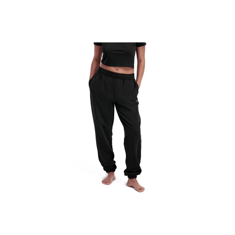 Calvin Klein JENNIE Series Knitted Sweatpants Women's Space Black-1